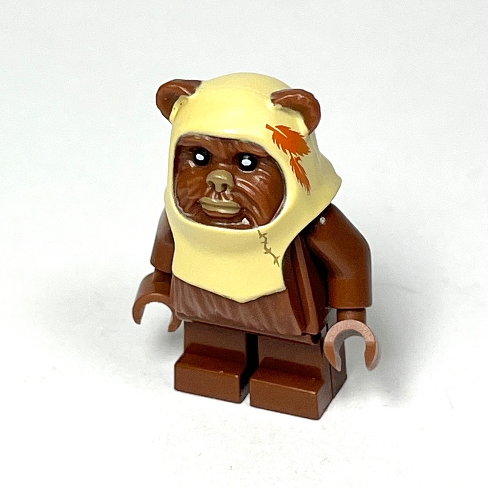 LEGO Star Wars Paploo Ewok Minifigure Rare sw0238 Battle of Endor 8038 Mini Fig